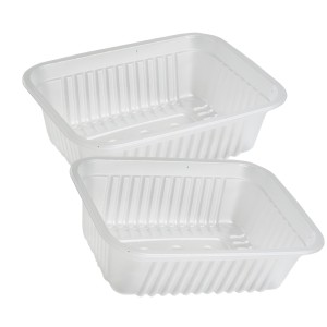 PLASTIC BANDEJA 105PP RECTANGULAR LIVIANA x 10u (600)